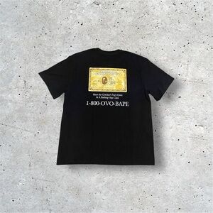 NWT Bape X Drake OVO T-Shirt Size Medium